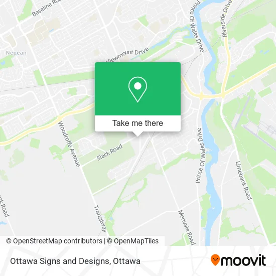 Ottawa Signs and Designs map