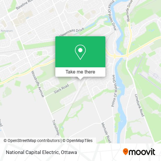 National Capital Electric map