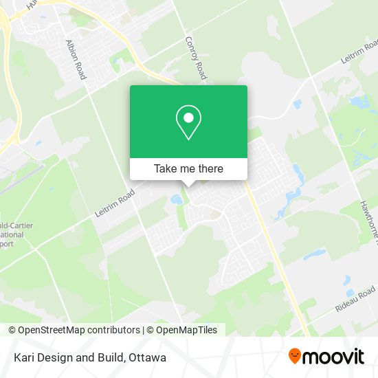 Kari Design and Build map