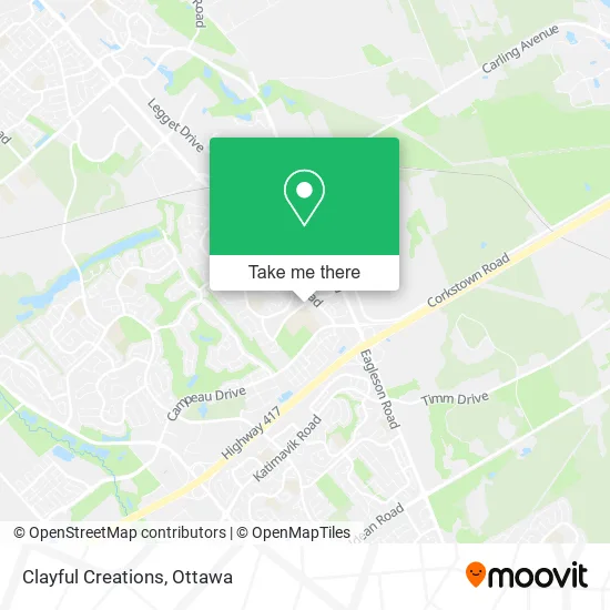 Clayful Creations map