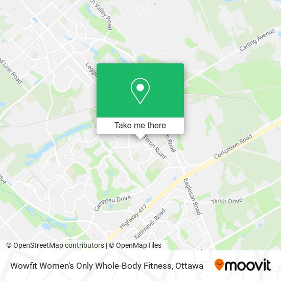 Wowfit Women's Only Whole-Body Fitness map