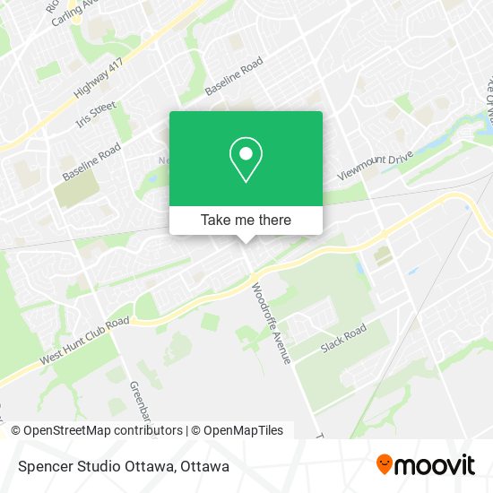 Spencer Studio Ottawa map