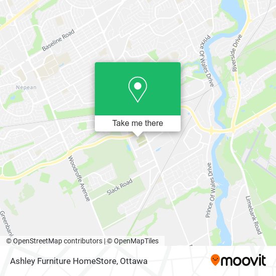 Ashley Furniture HomeStore map