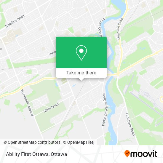 Ability First Ottawa map