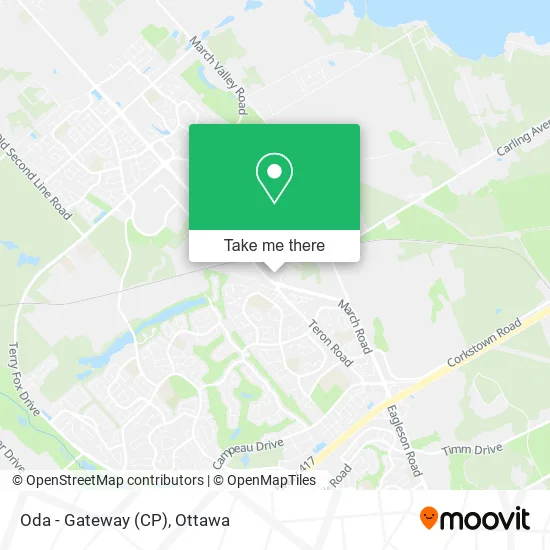 Oda - Gateway (CP) map