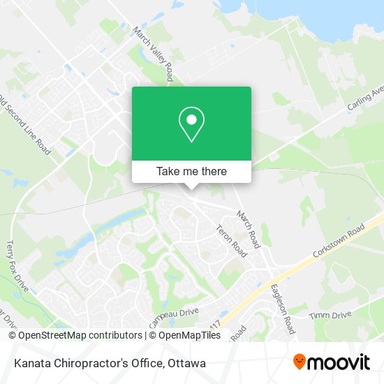 Kanata Chiropractor's Office plan