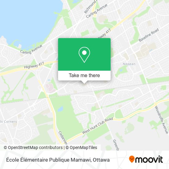 École Élémentaire Publique Mamawi plan