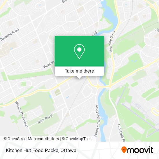 Kitchen Hut Food Packa map