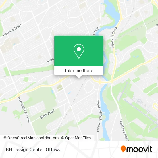 BH Design Center map