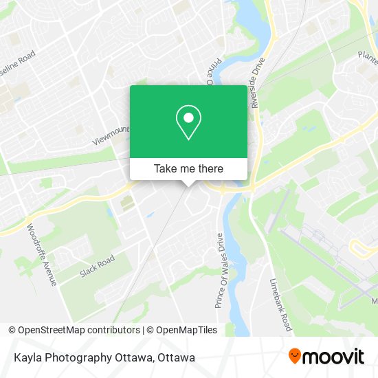 Kayla Photography Ottawa map