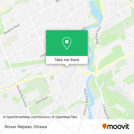 Rona+ Nepean map
