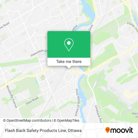 Flash Back Safety Products Line map