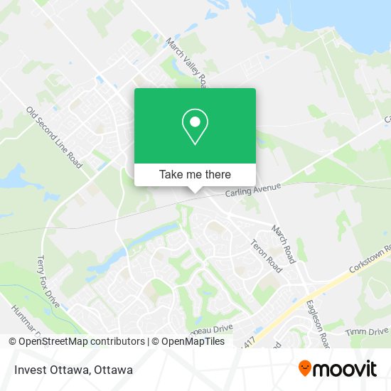 Invest Ottawa map