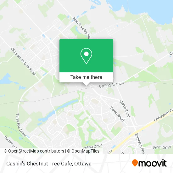 Cashin's Chestnut Tree Café map