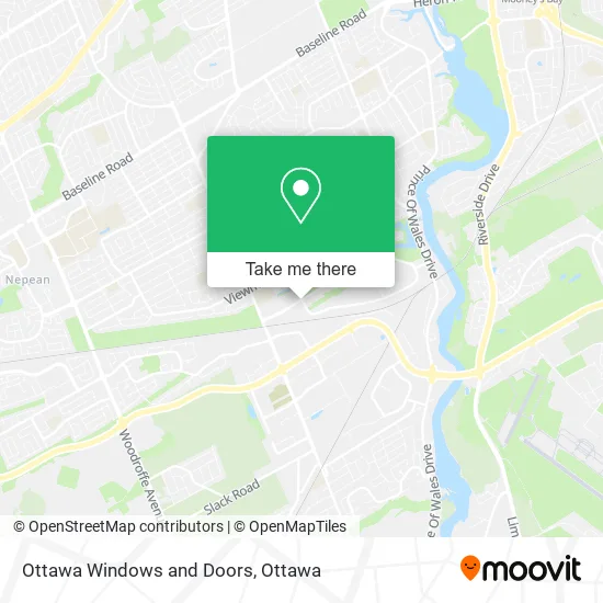 Ottawa Windows and Doors map