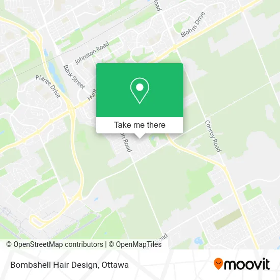 Bombshell Hair Design map