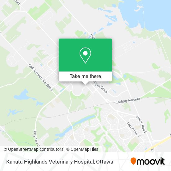 Kanata Highlands Veterinary Hospital map