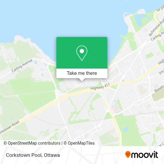 Corkstown Pool map
