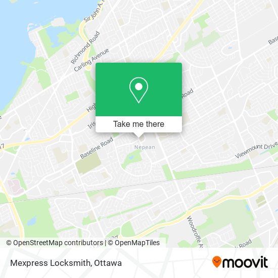 Mexpress Locksmith map