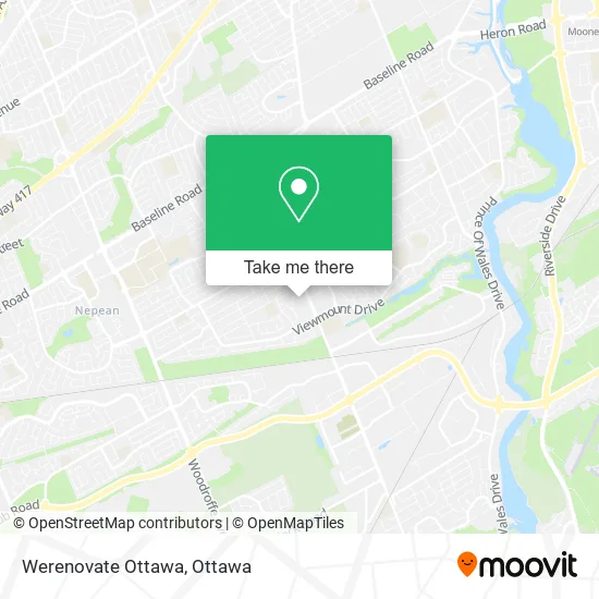 Werenovate Ottawa map