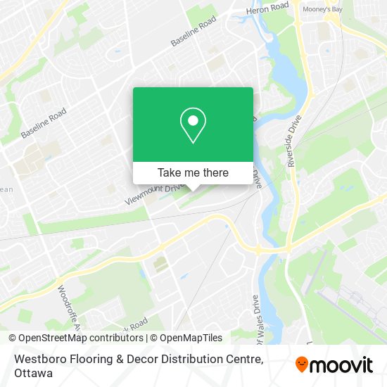 Westboro Flooring & Decor Distribution Centre map