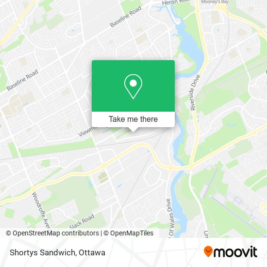 Shortys Sandwich map