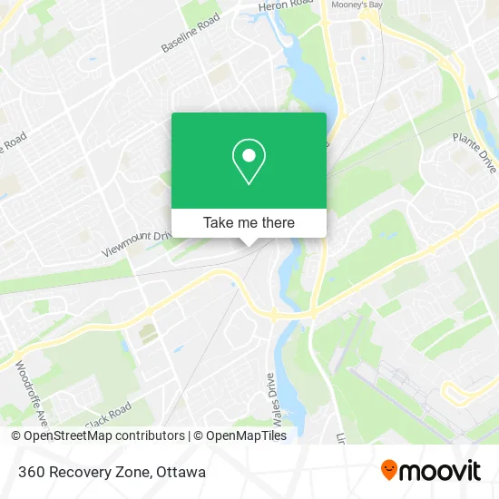 360 Recovery Zone map