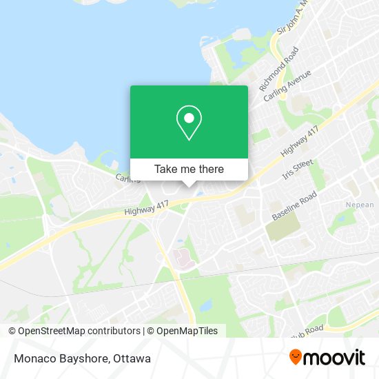 Monaco Bayshore map