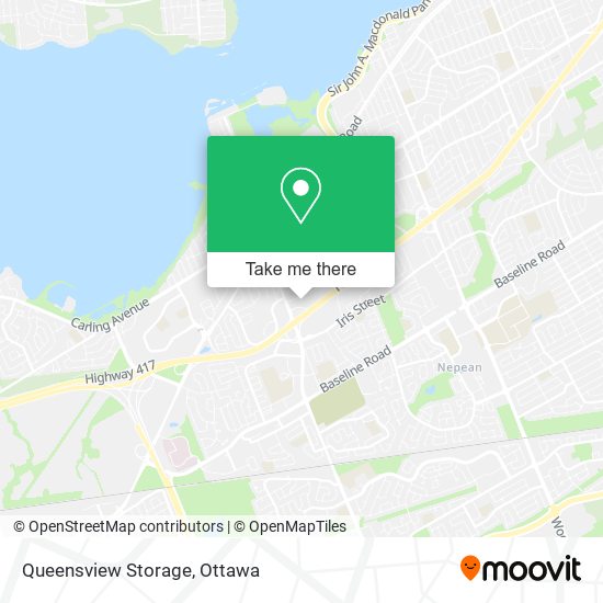 Queensview Storage map