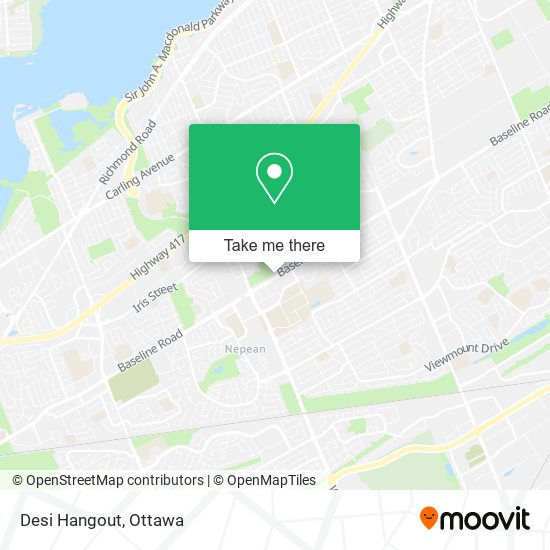 Desi Hangout map