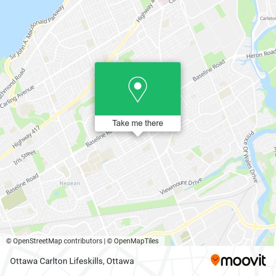 Ottawa Carlton Lifeskills map