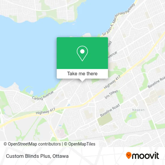 Custom Blinds Plus map
