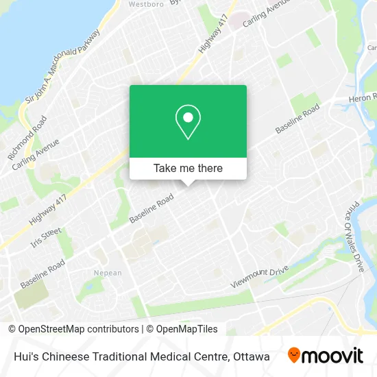 Hui's Chineese Traditional Medical Centre map
