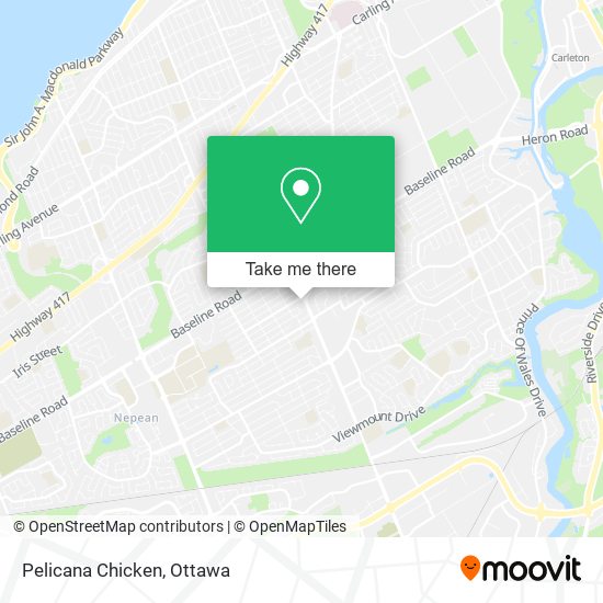 Pelicana Chicken map