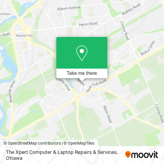 The Xpert Computer & Laptop Repairs & Services map