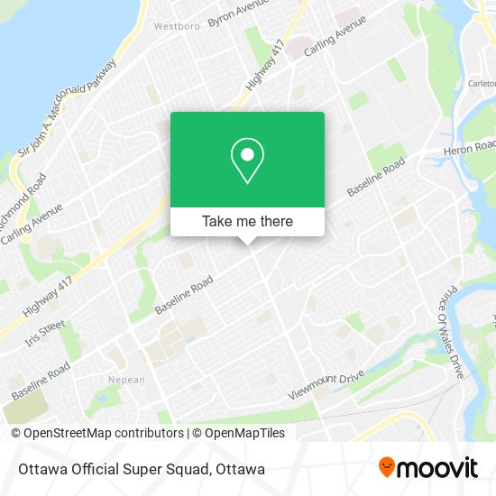 Ottawa Official Super Squad map