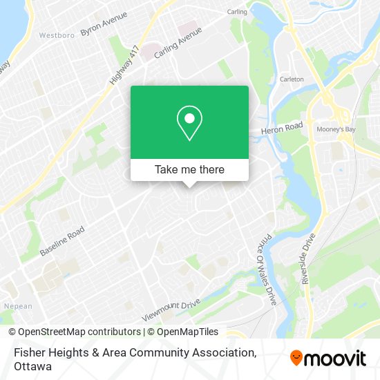 Fisher Heights & Area Community Association map