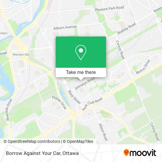 Borrow Against Your Car map