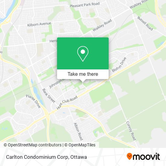 Carlton Condominium Corp map