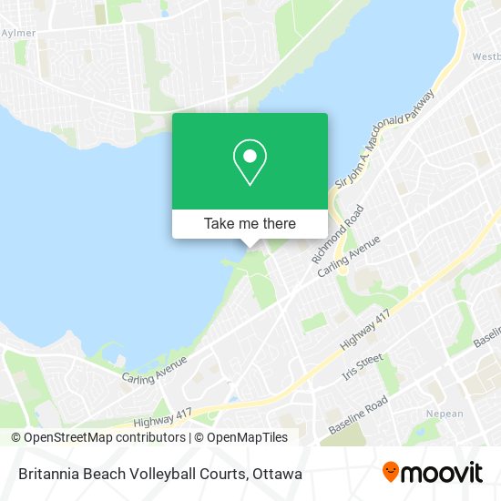 Britannia Beach Volleyball Courts map