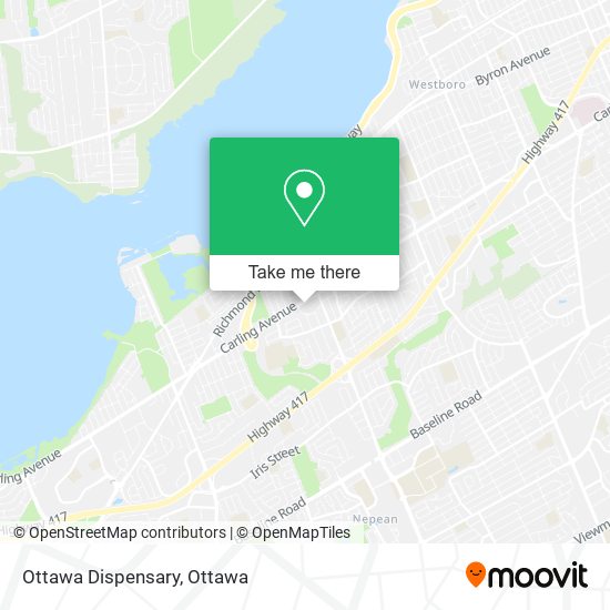 Ottawa Dispensary map