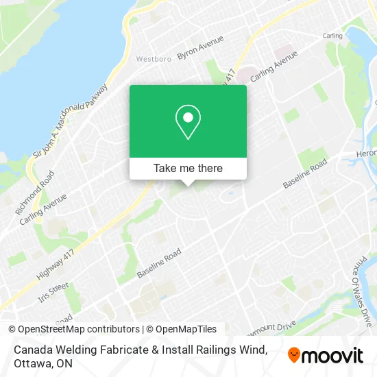 Canada Welding Fabricate & Install Railings Wind map