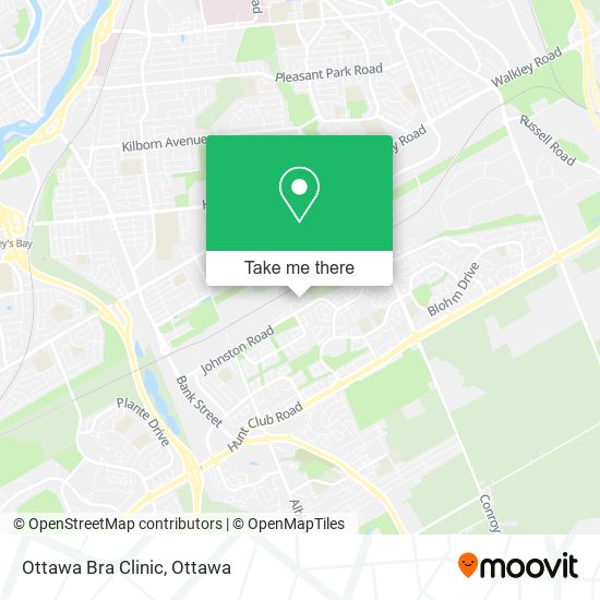 Ottawa Bra Clinic map