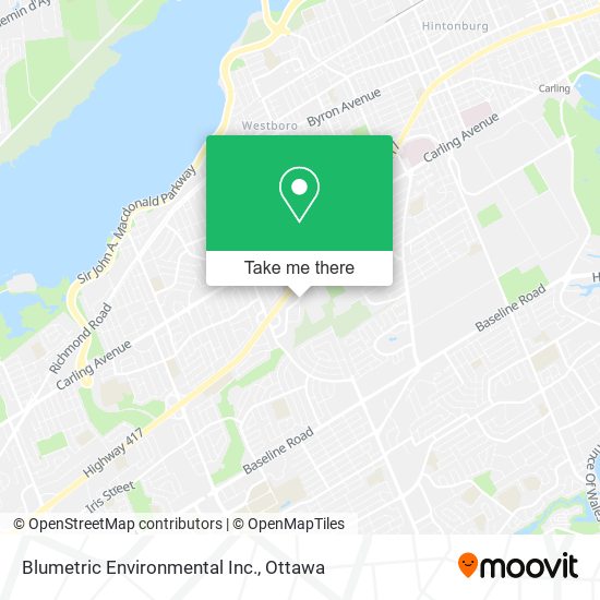 Blumetric Environmental Inc. map