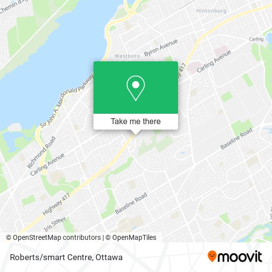 Roberts/smart Centre map