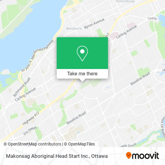 Makonsag Aboriginal Head Start Inc. map