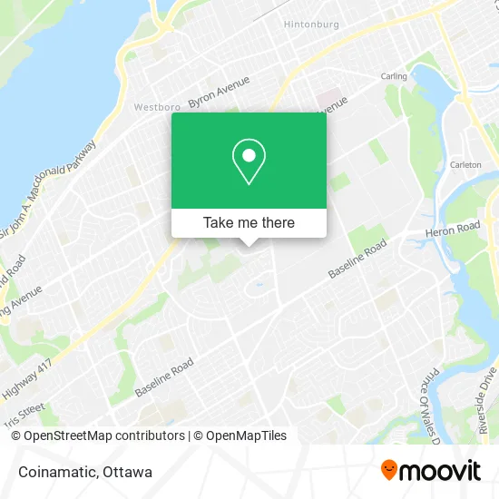 Coinamatic map