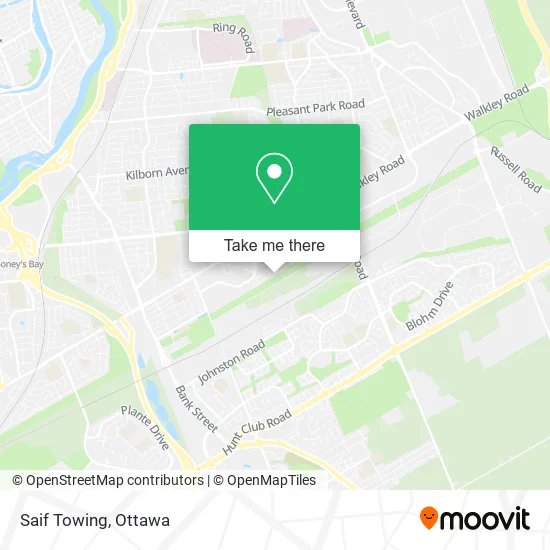 Saif Towing map