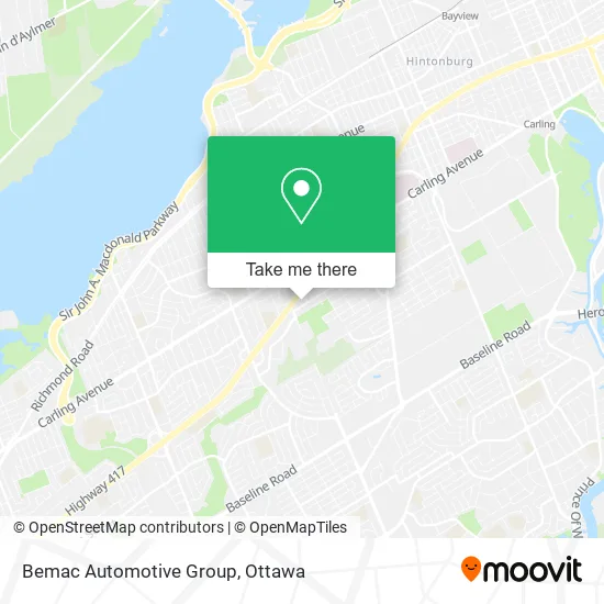 Bemac Automotive Group map