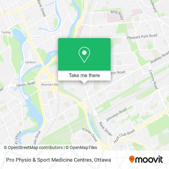 Pro Physio & Sport Medicine Centres map